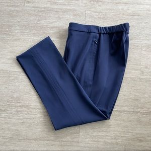 Theory Pull On Stretch Waist Pants, Zip Pockets, Size 4